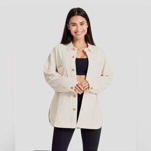 Women’s Vuori “Mackenzie Shirt Jacket” (Natural)